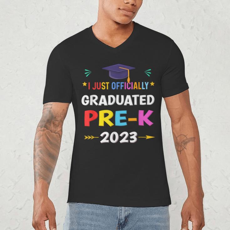 I Officially Graduated Pre-k Graduation Pre k Class 2023 Kid Men's V-Neck T-Shirt