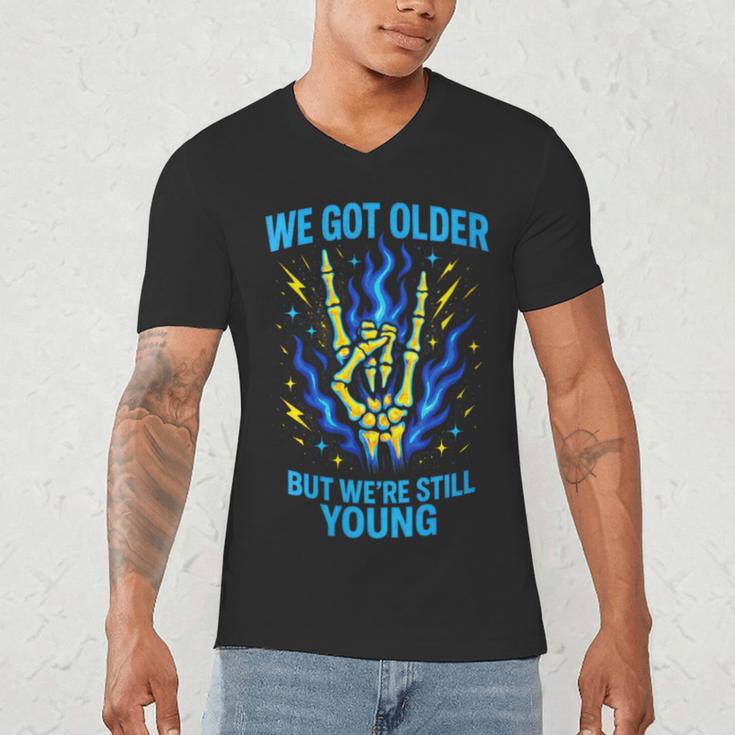 We Got Older Emo Punk Rock Nostalgia Men's V-Neck T-Shirt