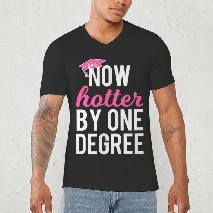One Degree Hotter Class Of 2018 Graduation T-Shirt Men's V-Neck T-Shirt