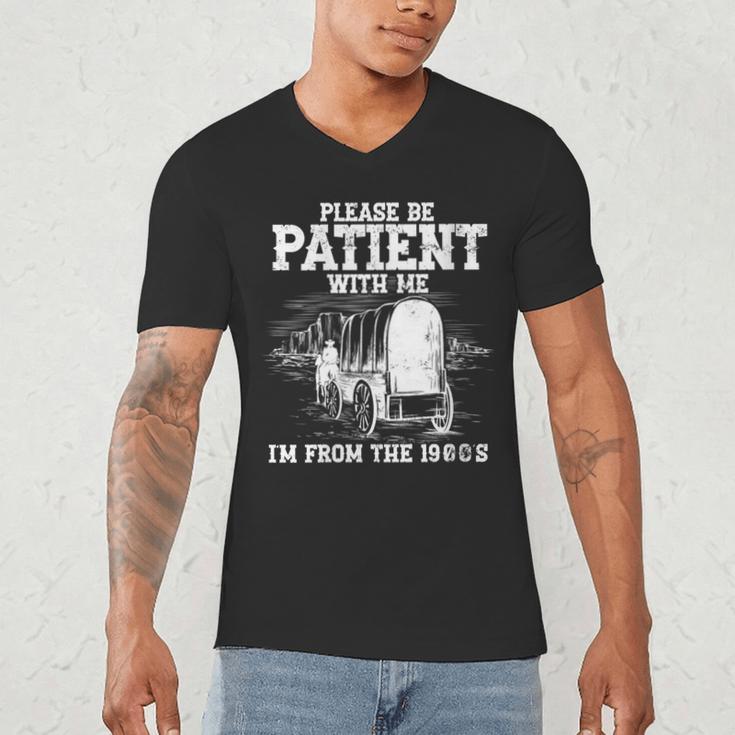 Patient With Me I'm From The 1900s Oregon Vintage Men's V-Neck T-Shirt