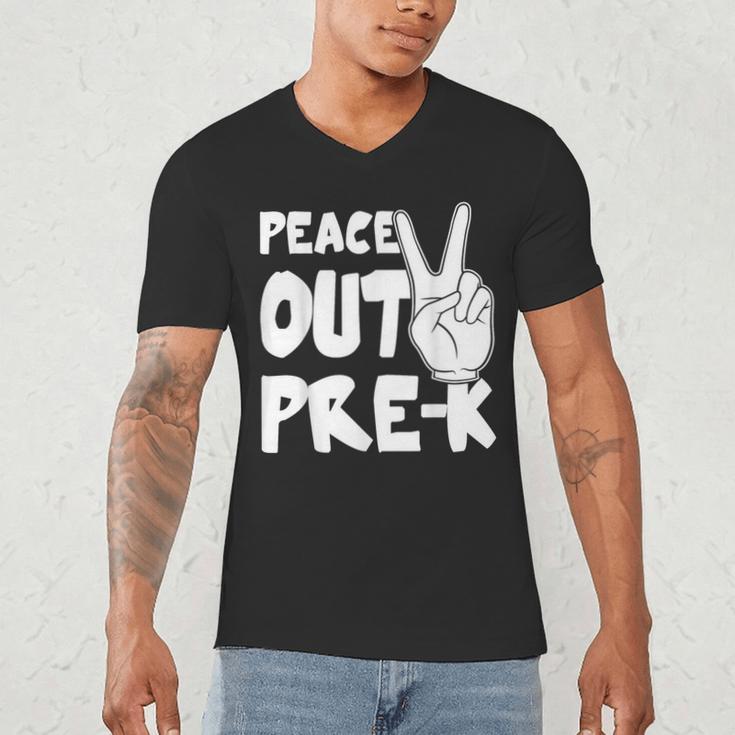 Peace Out Pre-K Great Class Of 2019 Graduation T-Shirt Men's V-Neck T-Shirt