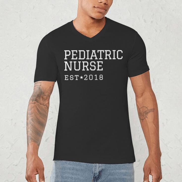 Pediatric Nurse 2018 Graduation RN Nurse Idea Men's V-Neck T-Shirt