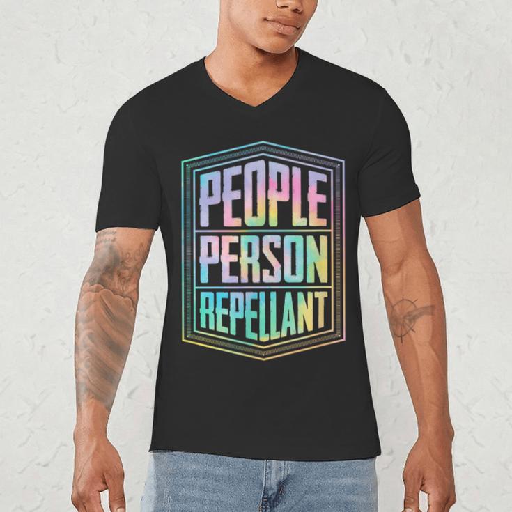 People Person Repellant Antisocial Introvert Men's V-Neck T-Shirt People Person Repellant Antisocial Introvert Men's V-Neck T-Shirt