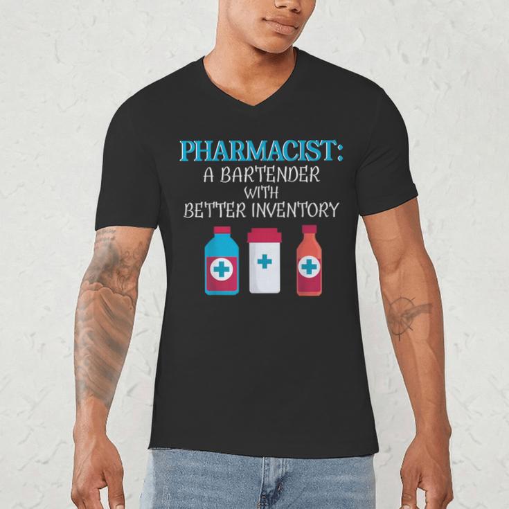 Pharmacist T-Shirt Gag Graduation PharmD Men's V-Neck T-Shirt