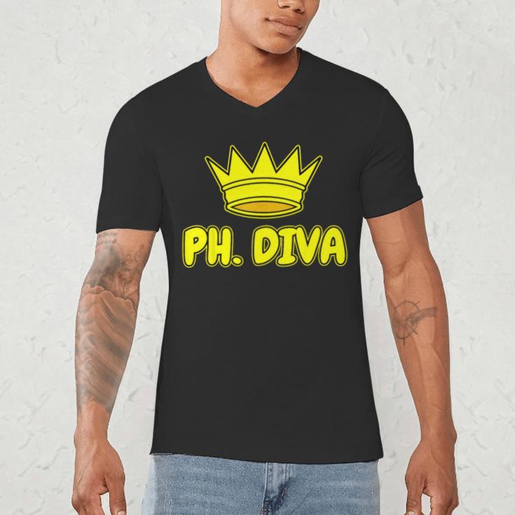 PhD Graduation Ph Diva t Shirt Phdiva Phd t Men's V-Neck T-Shirt