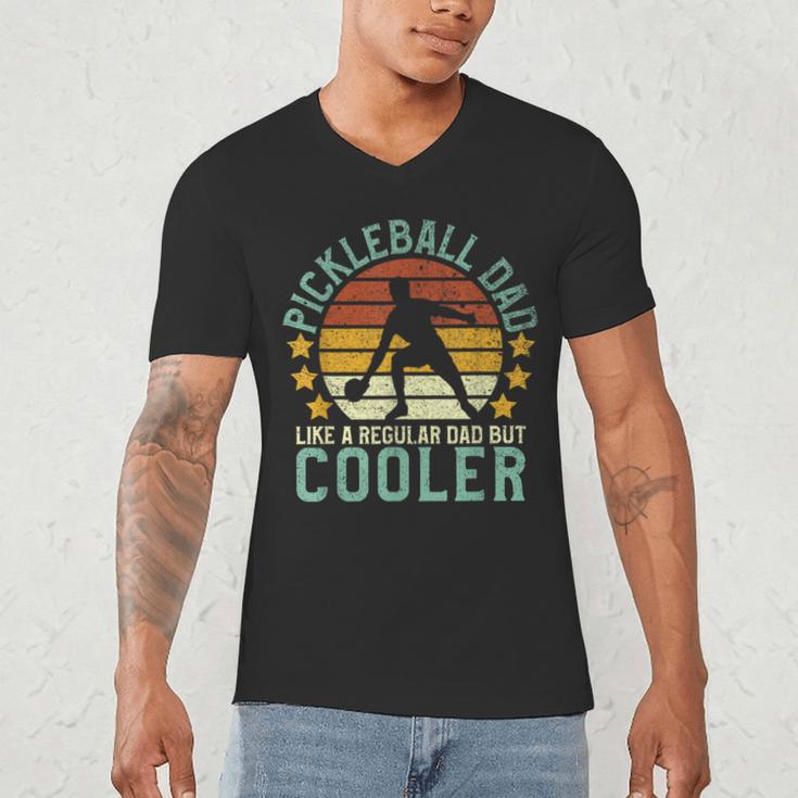 Pickleball Dad Pickleball Player Men's V-Neck T-Shirt
