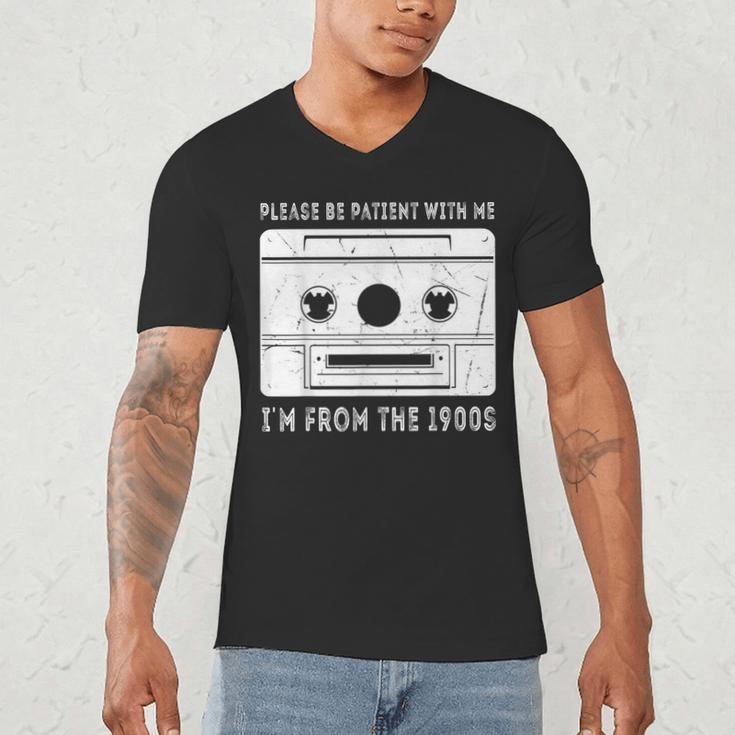 Please Be Patient I'm From The 1900s Cowboy Saying Men's V-Neck T-Shirt Please Be Patient I'm From The 1900s Cowboy Saying Men's V-Neck T-Shirt
