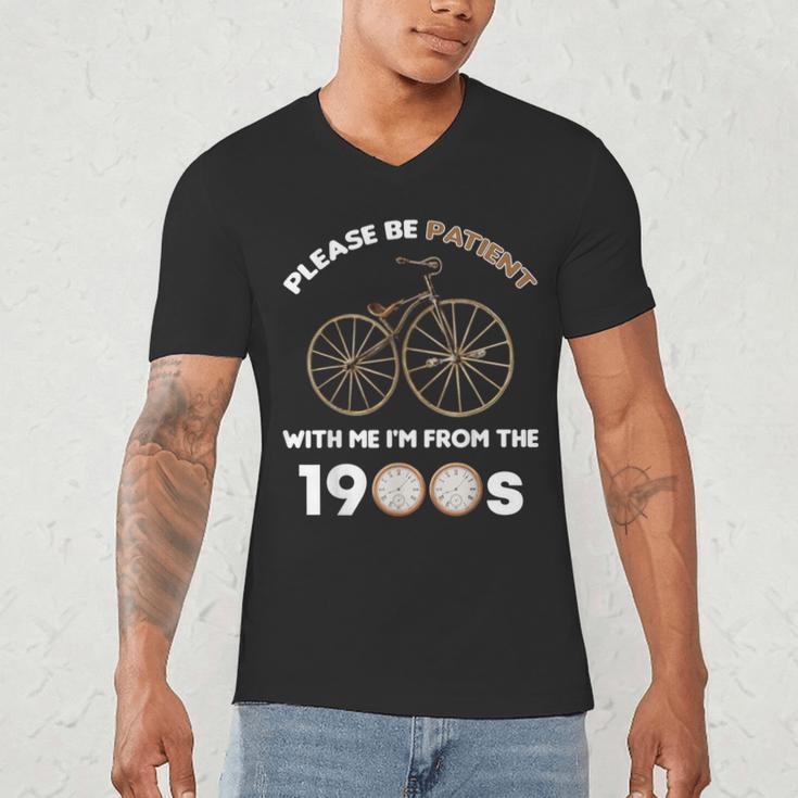 Please Be Patient With Me I'm From The 1900s Vantage Men's V-Neck T-Shirt