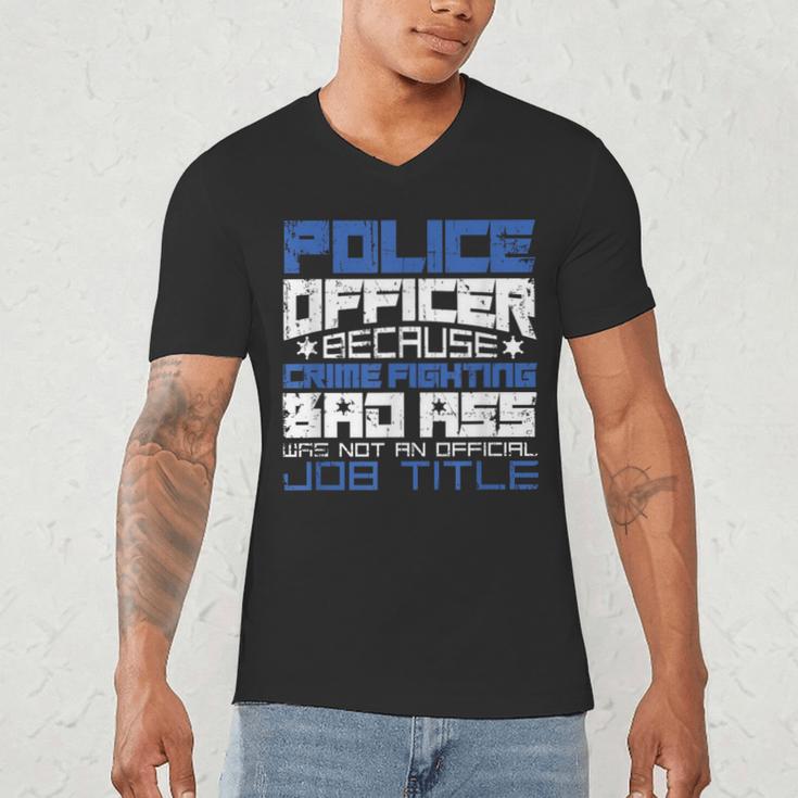 Police Officer Saying Academy Graduation Women Men Men's V-Neck T-Shirt