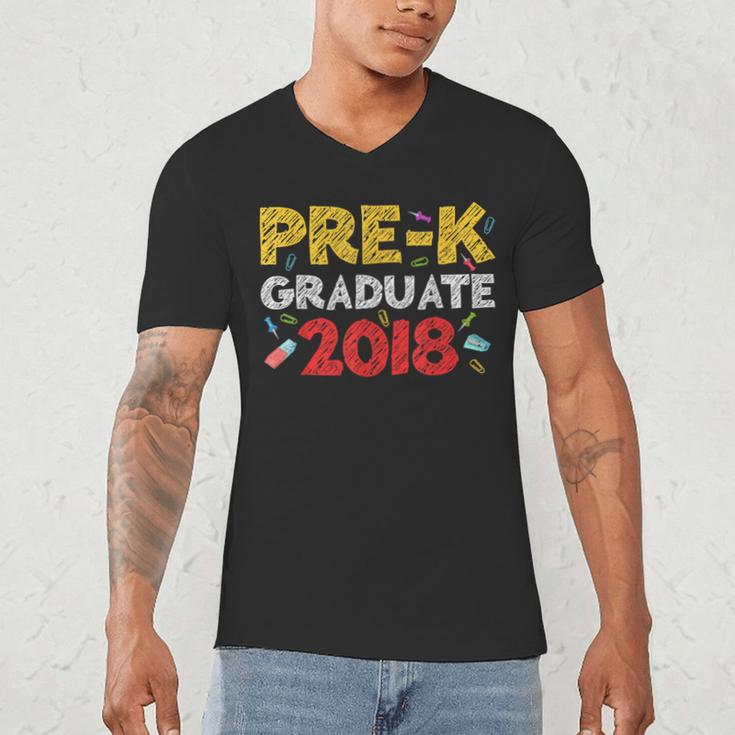 Pre-K Graduate Grad 2018 Graduation Shirt Men's V-Neck T-Shirt