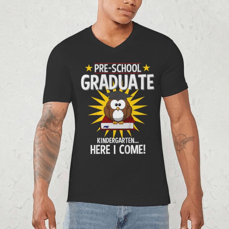 Pre K Graduation Shirt 2019 PreSchool Graduate Toddler Men's V-Neck T-Shirt