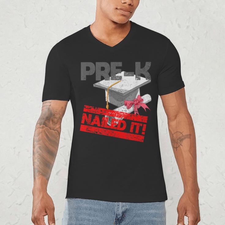 Pre-K Graduation Shirt Preschool GraduationShirt Men's V-Neck T-Shirt