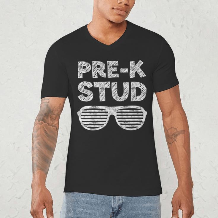 Pre-K Stud Shirt Boy Girl PreK Back To School Graduation Men's V-Neck T-Shirt