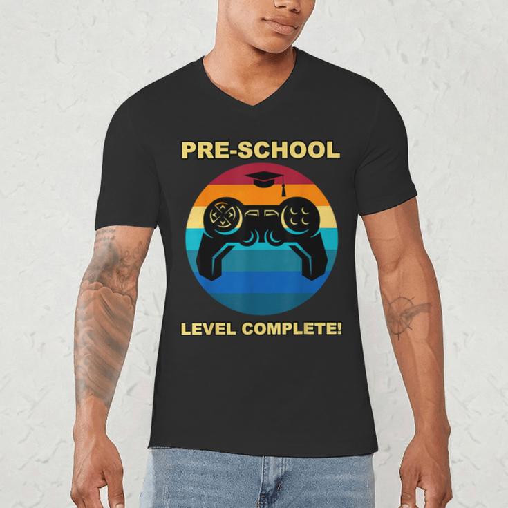 Pre-School Level Complete Graduation Video Gamer PreschoolMen's V-Neck T-Shirt