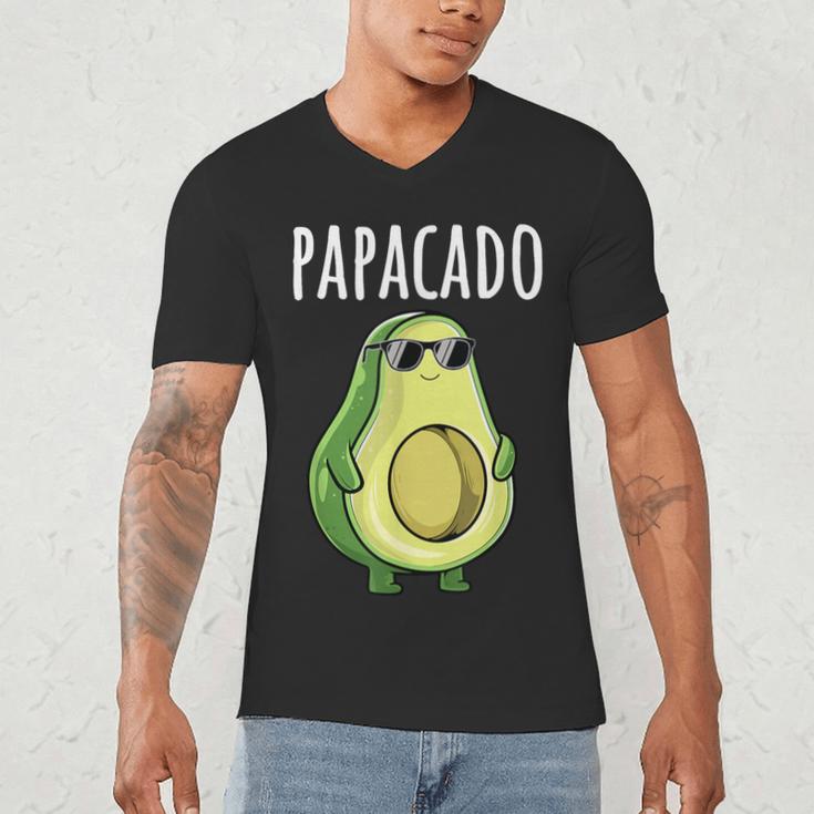 Pregnancy Announcement Shirts Men Dad Papacado Men's V-Neck T-Shirt