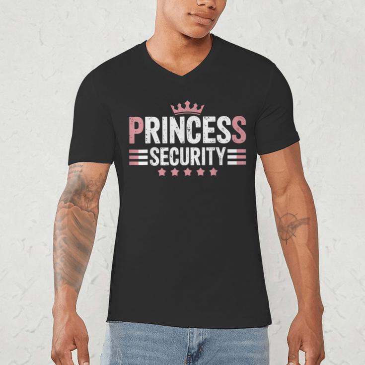 Princess Security Boys Big Brother Vintage Birthday Dad Mom Men's V-Neck T-Shirt