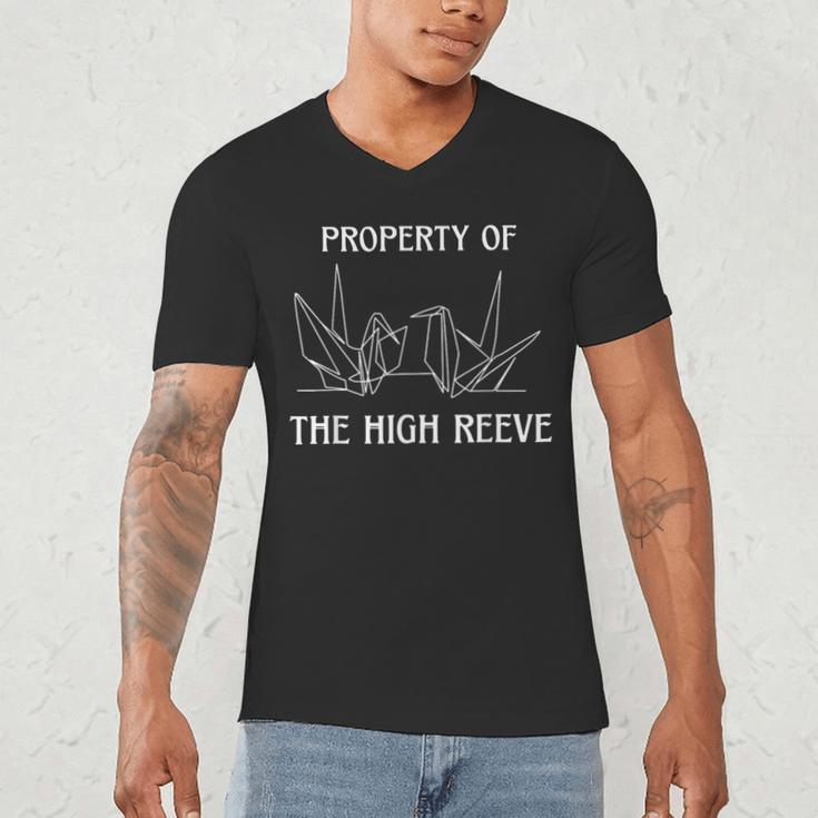 Property Of The High Reeve Bookish Manacled Dark Romance Men's V-Neck T-Shirt