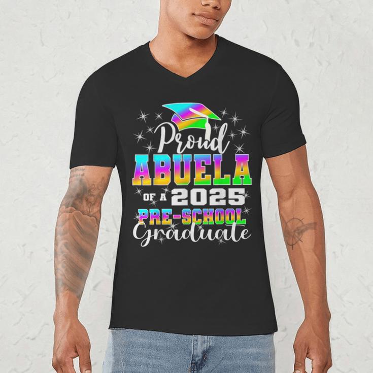 Proud Abuela Of Preschool Graduate 2025 Graduation Men's V-Neck T-Shirt