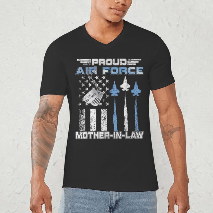 Proud Air Force Mother-In-Law US Air Force Graduation Men's V-Neck T-Shirt