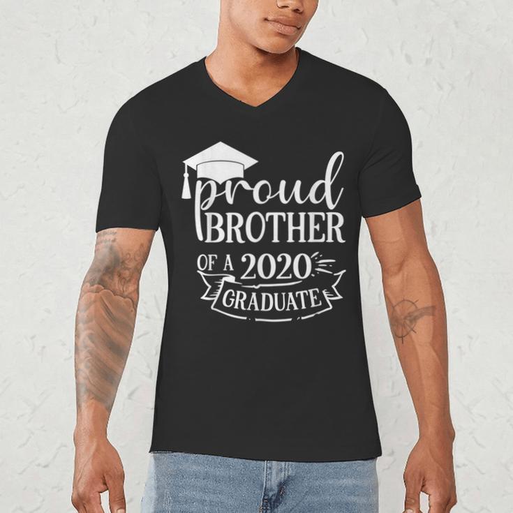 Proud Brother Of a 2020 Graduate Graduation Class Men's V-Neck T-Shirt