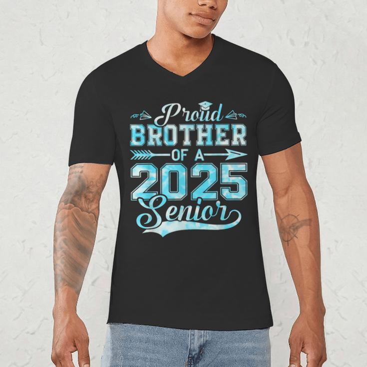 Proud Brother Of a 2025 Senior Graduate Graduation Men's V-Neck T-Shirt