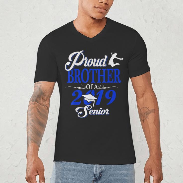 Proud BROTHER Of A Class 2019 Senior Tshirt Graduation Men's V-Neck T-Shirt