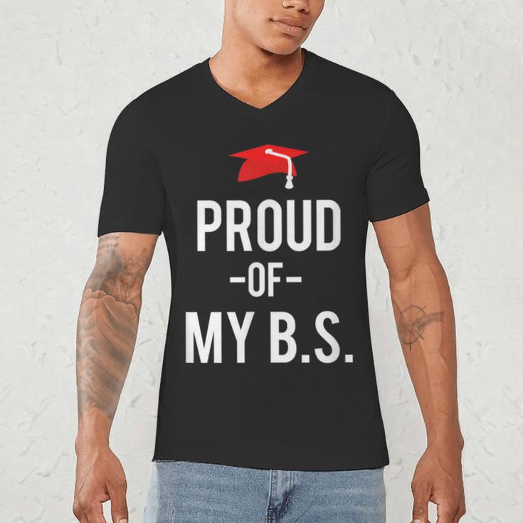 Proud Of My BS Graduation Bachelor's Degree T-Shirt Men's V-Neck T-Shirt
