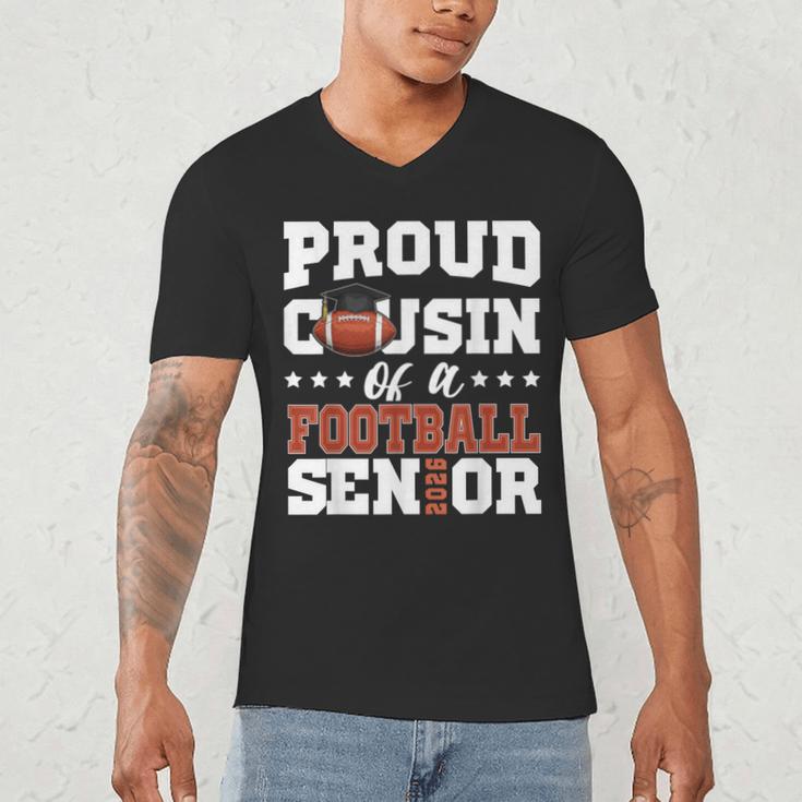 Proud Cousin Of a Football Senior 2026 Graduation Gifts Men's V-Neck T-Shirt