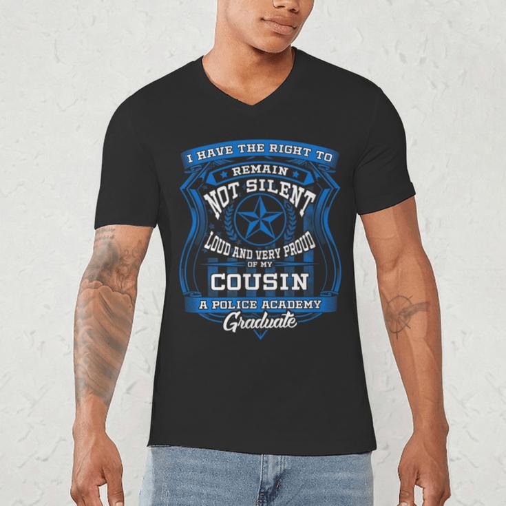 Proud Of Cousin Police Academy Graduation Shirt Men's V-Neck T-Shirt