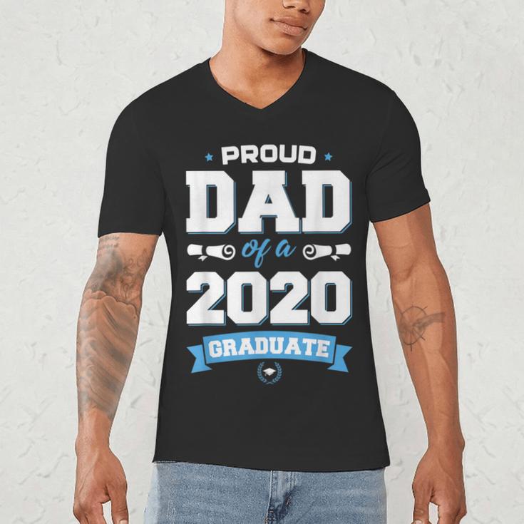 Proud Dad Of A Class Of 2020 Graduate TShirt Graduation Men's V-Neck T-Shirt