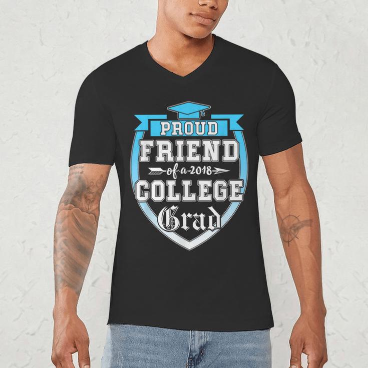 Proud Friend Of a 2018 College Grad Graduation Men's V-Neck T-Shirt