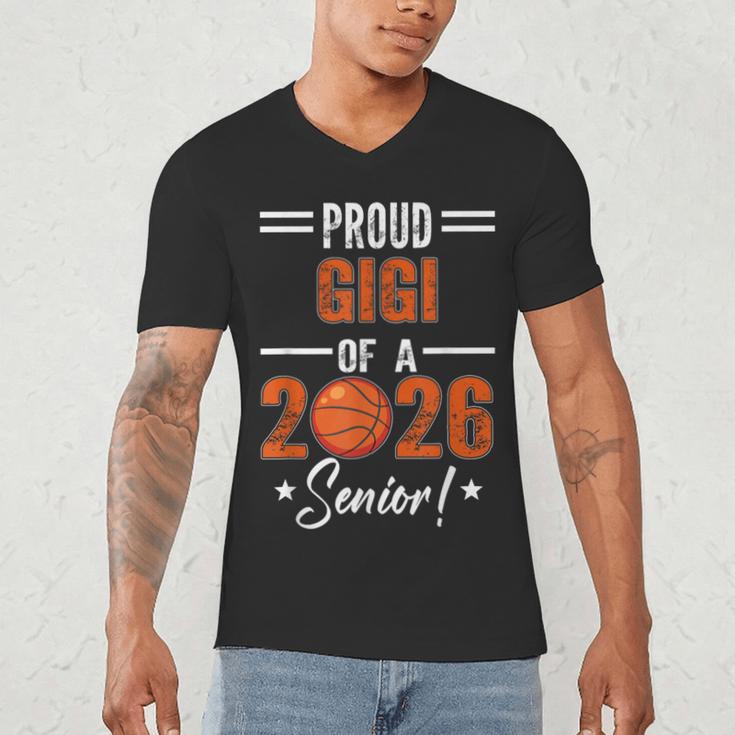 Proud GIGI Of 2026 Senior Basketball Student Graduation Men's V-Neck T-Shirt