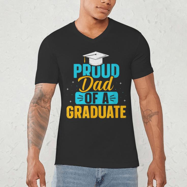Proud Graduation Dad Father Of Graduates Men's V-Neck T-Shirt