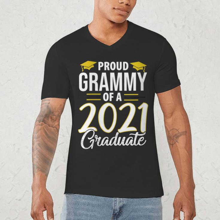 Proud Grammy Of A 2021 Graduate Graduation Clothes MBA PhD Men's V-Neck T-Shirt