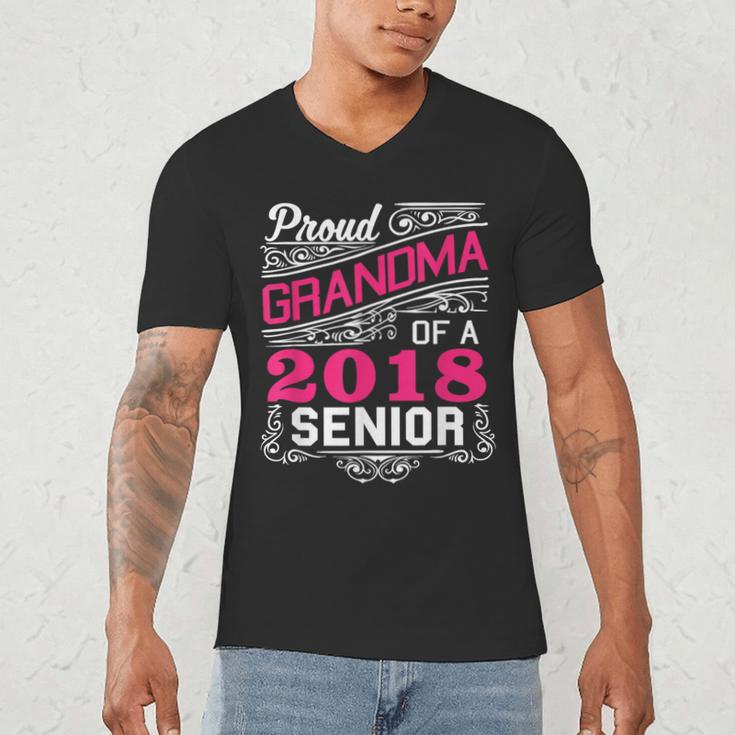 Proud Grandma Of a 2018 Senior Tshirt Graduation Men's V-Neck T-Shirt