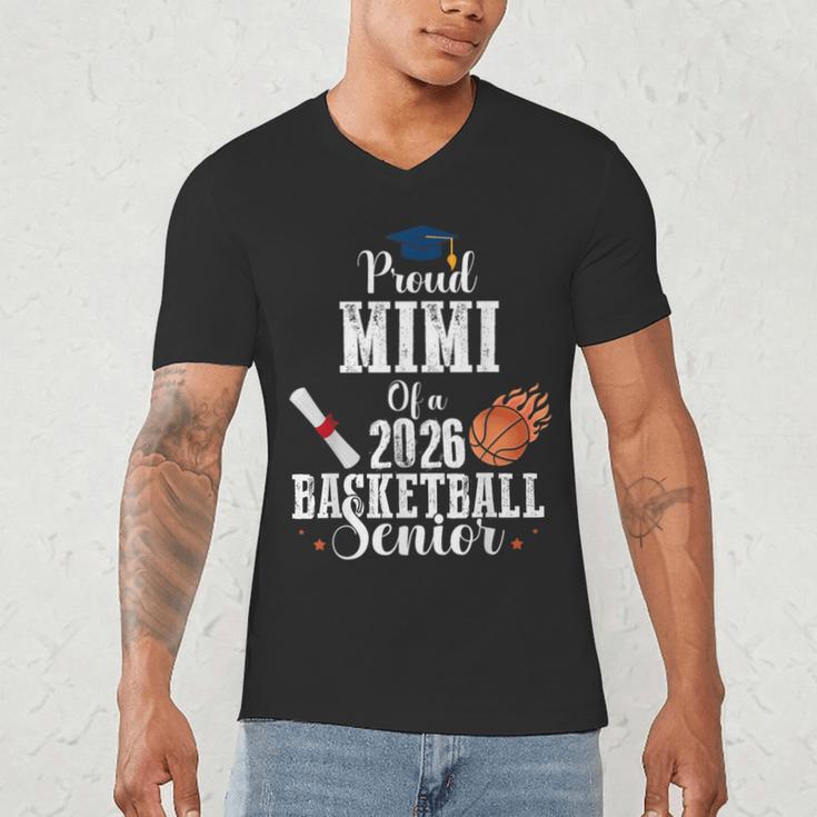 Proud MIMI Of 2026 Basketball Senior Class Graduation Men's V-Neck T-Shirt