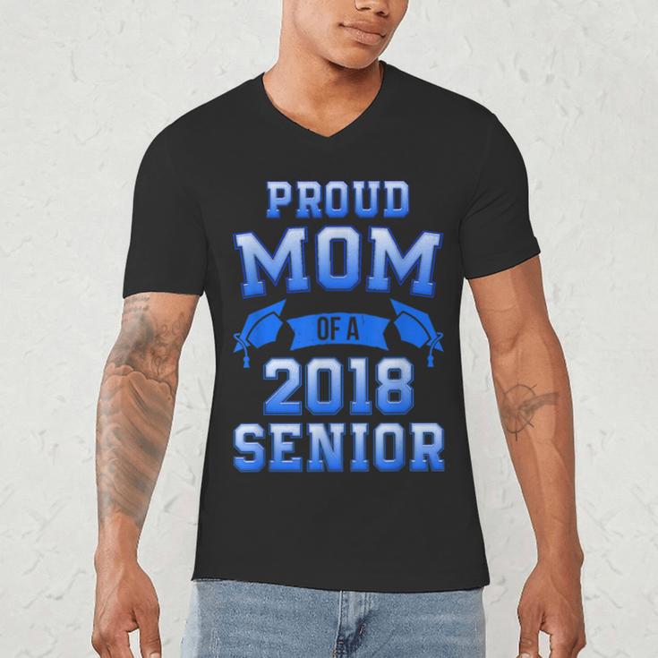 Proud Mom Of 2018 Senior GraduationShirt Men's V-Neck T-Shirt