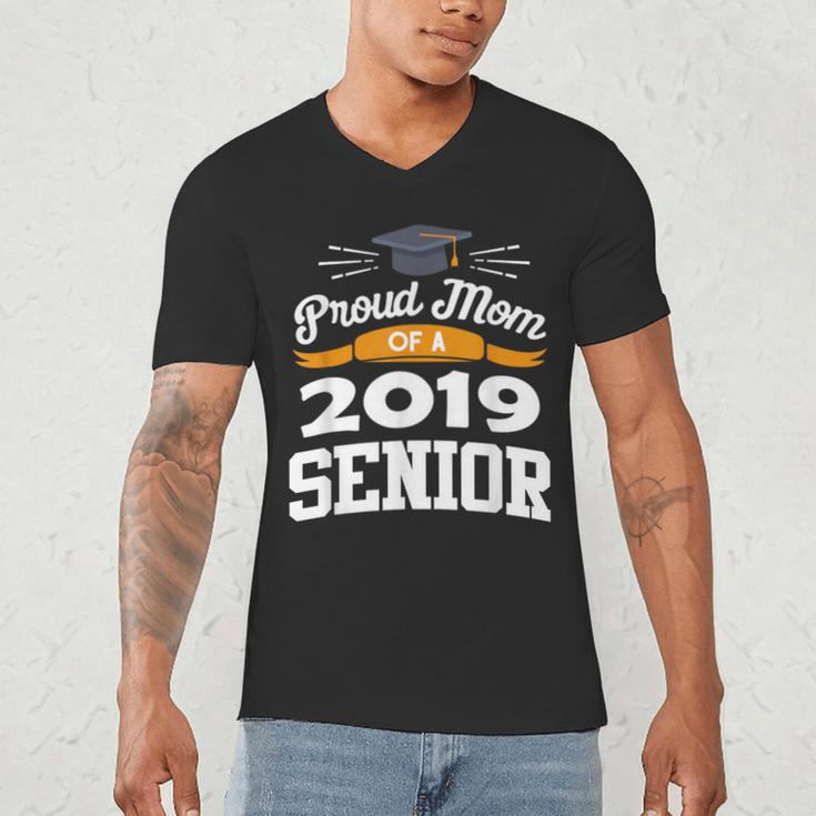 Proud Mom Of A 2019 Senior Graduation Class Outfit T-Shirt Men's V-Neck T-Shirt