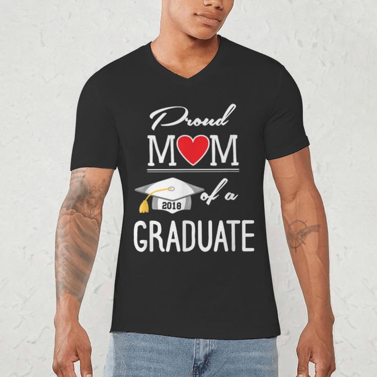 Proud Mom Of A High School Graduation Senior Mom Shirt Men's V-Neck T-Shirt