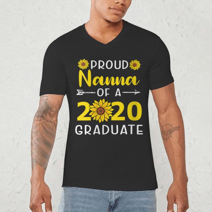 Proud Nanna Of 2020 Graduate Class Of 2020 Graduation Men's V-Neck T-Shirt