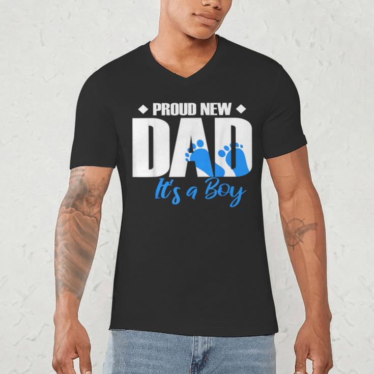 Proud New Dad It's A Boy Men's V-Neck T-Shirt