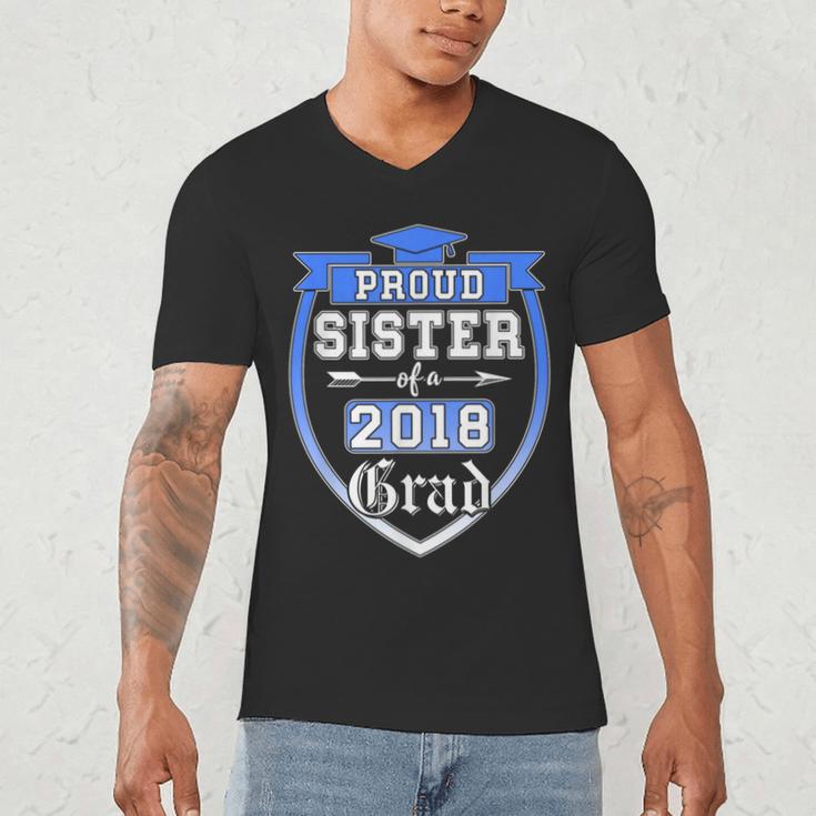 Proud Sister Of a 2018 Grad Graduation Family Men's V-Neck T-Shirt