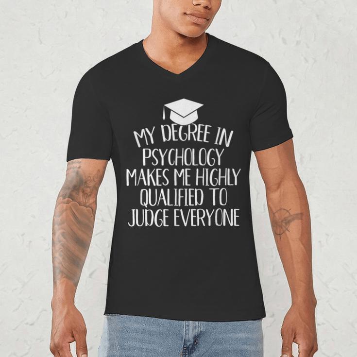 Psychology Major Graduation Men's V-Neck T-Shirt