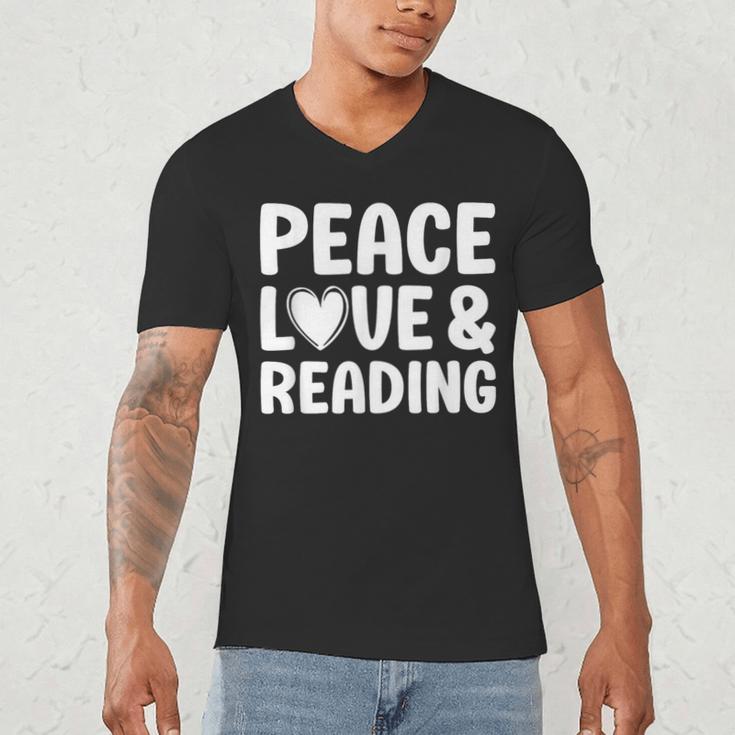 Reading I Love Books And Reading Men's V-Neck T-Shirt