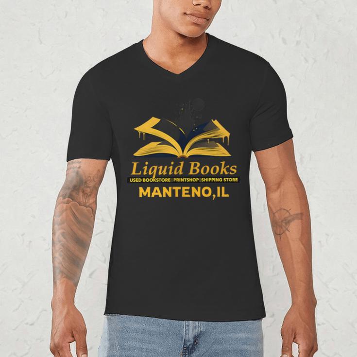 Reality Optional Reading Required Gamer Panther Book Men's V-Neck T-Shirt