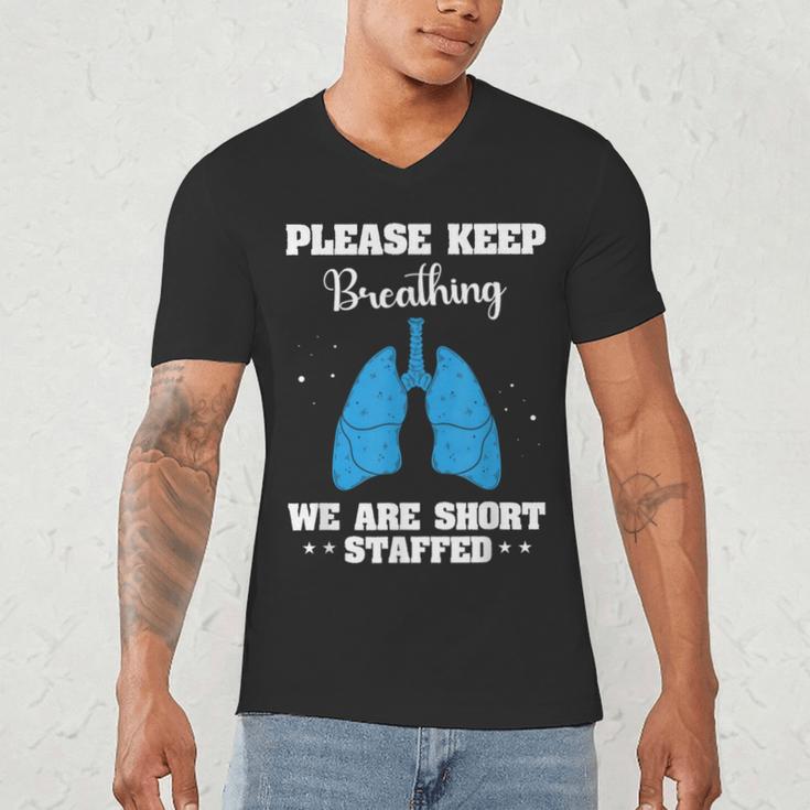 Respiratory Therapist Appreciation RT School Graduation Men's V-Neck T-Shirt