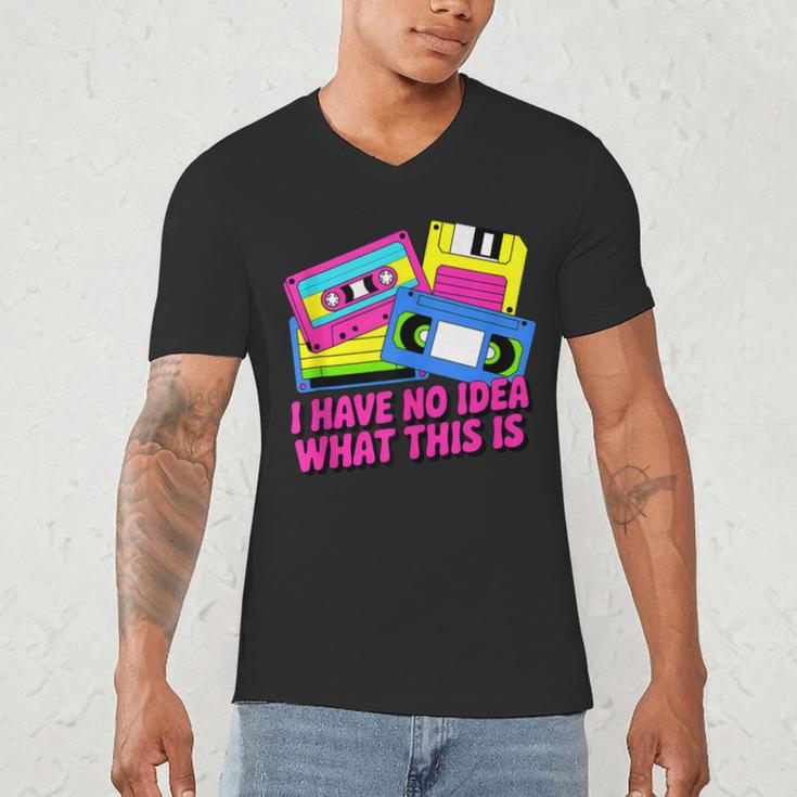Retro Cassette Vintage 80s Nostalgia Men's V-Neck T-Shirt Retro Cassette Vintage 80s Nostalgia Men's V-Neck T-Shirt