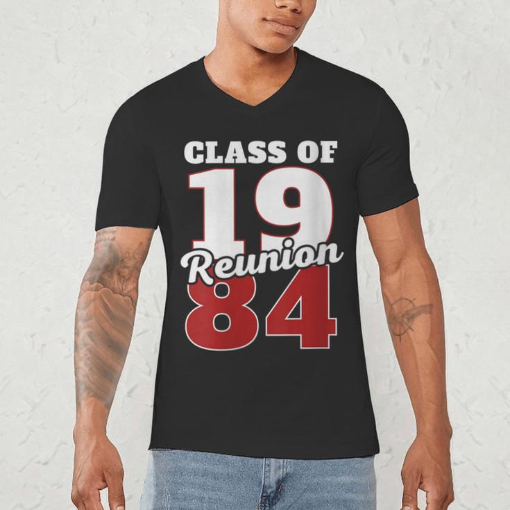 Reunion 1984 Class Of 1984 Reunion 84 Graduation 1984 Men's V-Neck T-Shirt