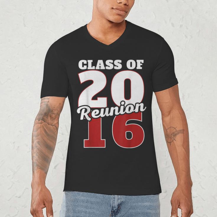 Reunion 2016 Class Of 2016 Reunion 16 Graduation 2016 Men's V-Neck T-Shirt