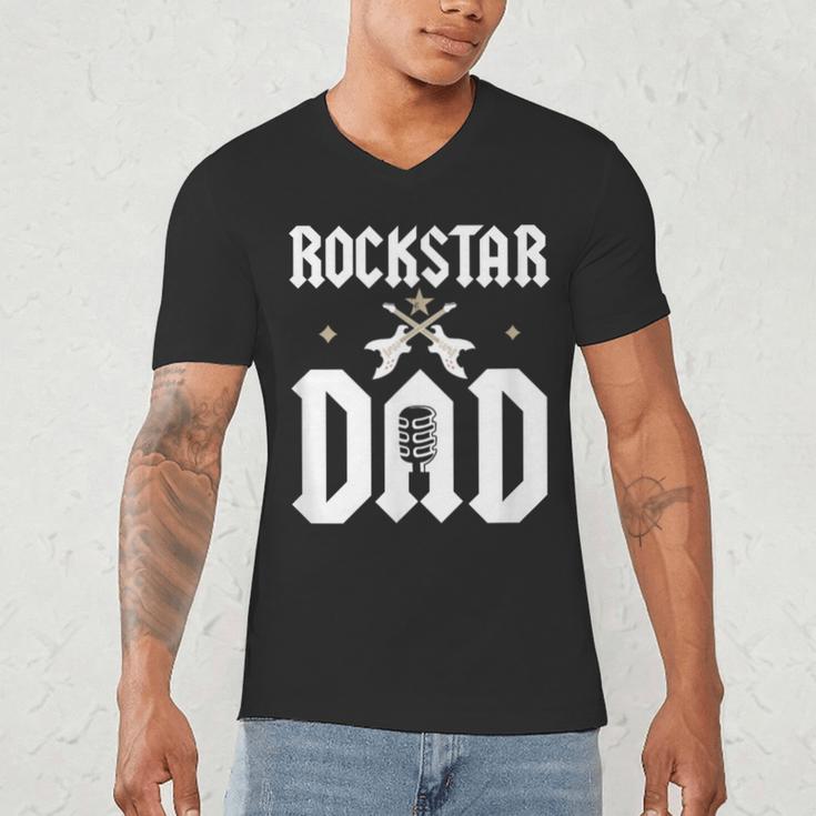 RockStar Dad Men's V-Neck T-Shirt